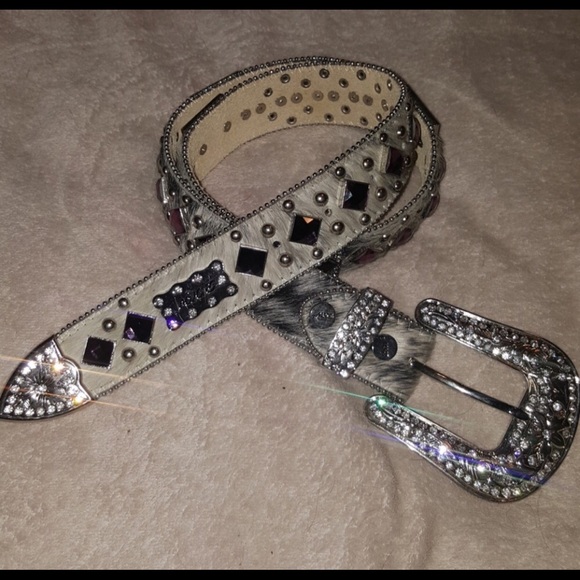 B.H.W. Western Rhinestone Belt - Picture 2 of 4